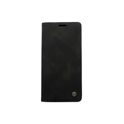 Maska za telefon LEATHER RETRO FLIP za Huawei P30 Pro, Crna