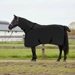 Pokrivač za konje Crna 145 cm Poliester