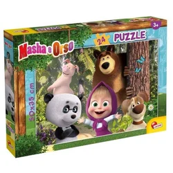 LISCIANI Puzzle Disney Masa I Meda složi I oboji - 24 dela