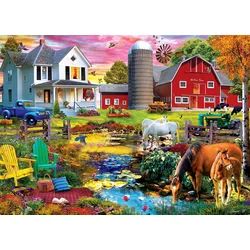 Masterpieces - Puzzle Picnic on the Farm - 1 000 kosov