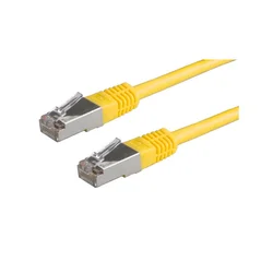 Secomp Value S/FTP (PiMF) PatchCord Cat6/Cl.E, žuta 2.0m