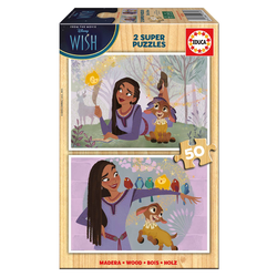 Educa - Puzzle 2x50 želja - 40 - 99 kosov