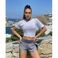 FWI Ženski sportski šorts Noelle, Sivi