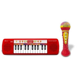Bontempi Set mini tipkovnice in karaoke mikrofon