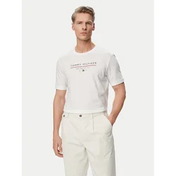 TOMMY HILFIGER Majica Essential  marine / rdeča / bela