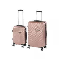 Komplet kovčkov TraveLux Pro X na rolerjih v rožnato zlati barvi