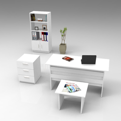 Hanah Home Kancelarijski set Beli