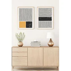 Wallity Uramljena slika Huhu131, 35x50 cm , 2 dela
