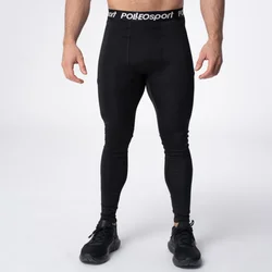 Polleo Mens Chronos Flex Compression Tights, Black - S