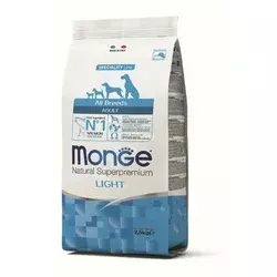 Monge Light Hrana Za Pse, Losos I Pirinač, Za Sve Rase, Adult, 2.5kg