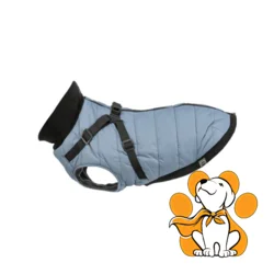 Trixie Pontis S 33cm, Jakna Za Pse Sa Amom i Rajsferšlusom, Siva