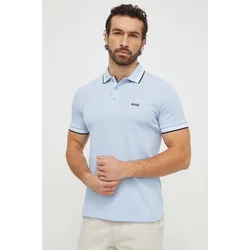 Bombažen polo BOSS Green Paddy