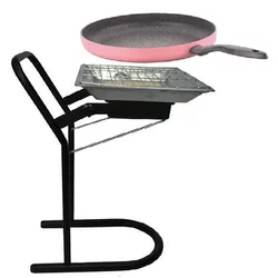 NURGAZ Plinska grejalica na stalak, 3300 W, Srebrna boja