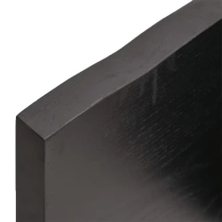 Kupaonska radna ploča tamnosmeđa 40x40x(2-4) cm tretirano drvo