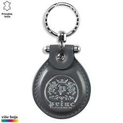 Princ Leather Kožni privezak, Sivi