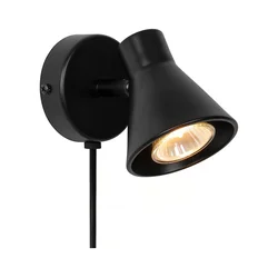 Nordlux - Zidno svetlo EIK 1xGU10/35W/230V crna