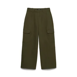 Vero Moda Tall Kargo hlače VMSILLA zelena