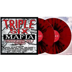 Three 6 Mafia - Underground. Vol. 1: 1991-1994 (Red/Black Splash Coloured) (2 LP)