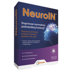 Inpharm NeuroIN za bistar um, 30 kapsula