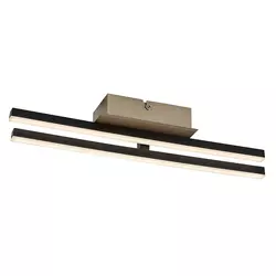 Rabalux Luster Demir, LED, 16W, 4000K, 41x13cm, Crni