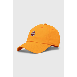Pamučna kapa sa šiltom Colmar boja: narančasta, s aplikacijom