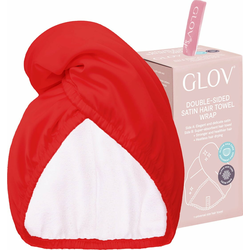Satenski turban za kosu sa dve strane Satin Red