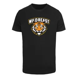 Mister Tee Majica Wild Beast Tiger rumena/oranžna/črna/bela