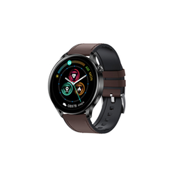 Garett Smartwatch Moški Elegance RT temno rjavo usnje