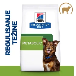 Hill’s Prescription Diet Metabolic Hrana za Pse sa Jagnjetinom i Pirinčem 1,5 kg