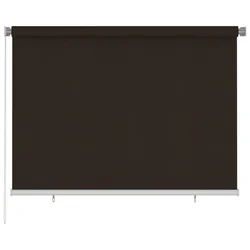 Vanjska roleta za zamračivanje 200 x 140 cm smeđa HDPE