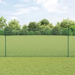 Zatvorena žičana ograda s postovima 50 x 1,4 m Zelena Mreža