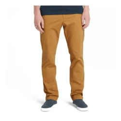Timberland za moške. TB0A2BZAEH21 Claremont ravne hlače chino iz kepra rjave barve (28/32), Rjava, Priložnostno, Organski bomba
