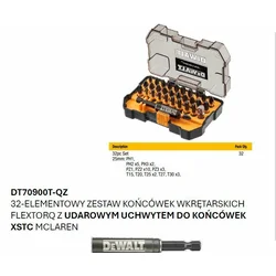 DeWalt DT70900T set bitova