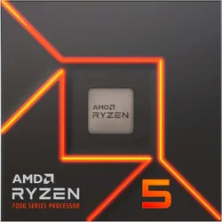 Procesor AMD AM5 Ryzen 5 7600 6C/12T 3.8Hz/5.1GHz BOX 65W grafika Radeon Wraith Stealth hladilnik