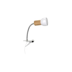 Spot-Light 2224174WF - Lampa sa klipsom SVENDA 1xE27/60W/230V