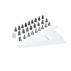 Pastry piping bag with 26 nozzles - Kitchen Craft