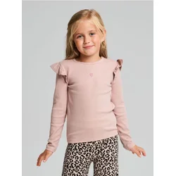 Sinsay - Rebrasta majica - roze