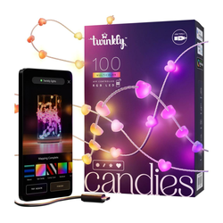 Twinkly TWKH100RGB-T - LED RGB prigušiva girlanda 100xLED 8 m USB Wi-Fi