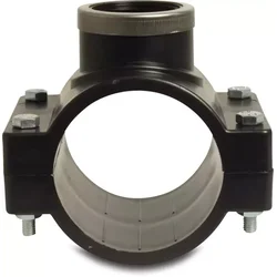 N Profec objemka z vijaki PP 32 mm x 3/4 objemka x GW 16 bar črna