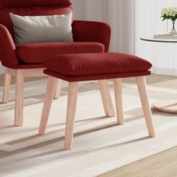 Tabure crvena boja vina 45 x 29,5 x 35 cm od tkanine