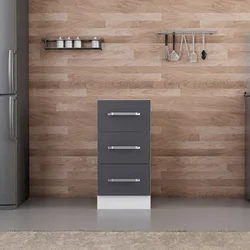 Hanah Home kuhinjski element Minar 4155, 40 cm, beli / antracit