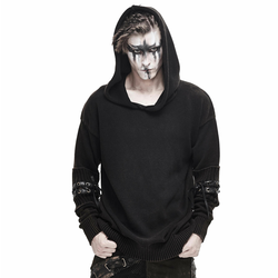 Pulover moška - Jigsaw Feeling Punk - DEVIL FASHION - SR009-a