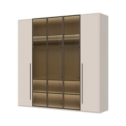 JELA Plakar P5-3AL/OP - Kolekcija Opera - Kašmir mat lak/Kašmir mat lak - 227x224x56cm