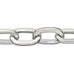 Aluminijumski lanac manji 15.2*9.6 mm srebro