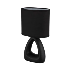 Globo 21731S - Stona lampa TRIANGLE 1xE14/40W/230V crna