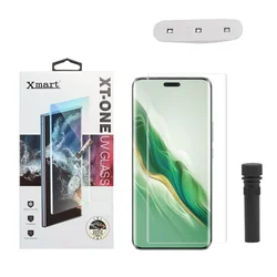 Zaštitno staklo Xmart UV Glue Full Cover + lampa za Honor Magic 6 Pro