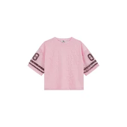 WE Fashion Majica roza/bordo
