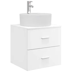 Umivaonik s policom Bijela 49,5 x 44,5 x 65 cm