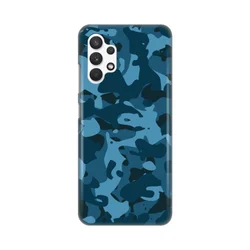 TELEMPIRE Silikonska maska Print za Samsung A325F Galaxy A32 4G Camouflage Pattern plava