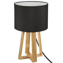 ATMOSPHERA Stolna lampa molu v.34,5 cm, Crna